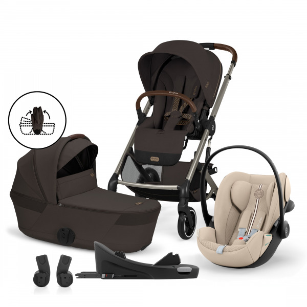 CYBEX Gold Balios 2026 4in1 �sszecsukhat� m�zessel - Chocolate Brown / Almond Beige